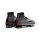 Meilleure Chaussures Nouveau Nike Mercurial Superfly CR7 Quinhentos Gris Rouge