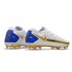 Nike Chaussure Phantom GT Elite FG Blanc Bleu Or