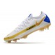 Nike Chaussure Phantom GT Elite FG Blanc Bleu Or