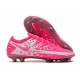 Nike Chaussure Phantom GT Elite FG Rose Blanc