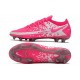 Nike Chaussure Phantom GT Elite FG Rose Blanc