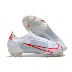 Nike Mercurial Vapor 14 Elite FG Chaussures Blanc Rouge