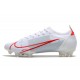 Nike Mercurial Vapor 14 Elite FG Chaussures Blanc Rouge