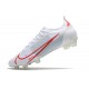 Nike Mercurial Vapor 14 Elite FG Chaussures Blanc Rouge