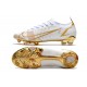 Nike Mercurial Vapor 14 Elite FG Chaussures Blanc Or