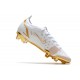 Nike Mercurial Vapor 14 Elite FG Chaussures Blanc Or