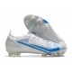 Nike Mercurial Vapor 14 Elite FG Chaussures Blanc Bleu