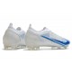 Nike Mercurial Vapor 14 Elite FG Chaussures Blanc Bleu