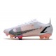 Nike Mercurial Vapor 14 Elite FG Chaussures Blanc Noir Rose