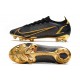 Nike Mercurial Vapor 14 Elite FG Chaussures Noir Or