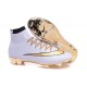 Nouvelles 2016 Nike Mercurial Superfly FG ACC Crampons Football Blanc Or