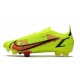 Nike Mercurial Vapor XIV Elite FG Volt Carmin Noir