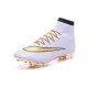 Nouvelles 2016 Nike Mercurial Superfly FG ACC Crampons Football Blanc Or