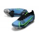 Nike Mercurial Vapor XIV Elite FG Bleu Noir