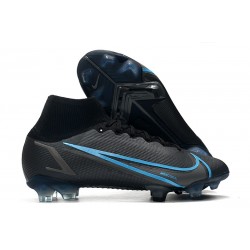 Nike Mercurial Superfly VIII Elite FG Noir Gris Acier