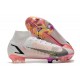 Nike Mercurial Superfly VIII Elite FG Blanc Noir Carmin Rose