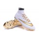 Nouvelles 2016 Nike Mercurial Superfly FG ACC Crampons Football Blanc Or