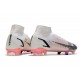 Nike Mercurial Superfly VIII Elite FG Blanc Noir Carmin Rose