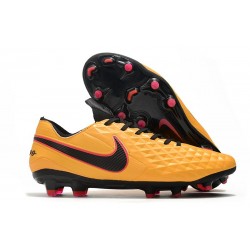 Chaussure Nike Tiempo Legend 8 Elite FG ACC Orange Noir