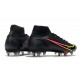 Nike Mercurial Superfly 8 Elite SG-Pro AC Black x Prism - Noir Jaune Rouge