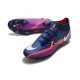 Nike Phantom GT2 Elite DF FG Bleu Marine Blanc Violet