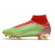 Nike Mercurial Superfly VIII Elite FG Vert Rouge Or