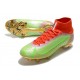 Nike Mercurial Superfly VIII Elite FG Vert Rouge Or