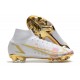 Nike Mercurial Superfly VIII Elite FG Blanc Or Rose