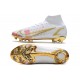 Nike Mercurial Superfly VIII Elite FG Blanc Or Rose