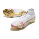 Nike Mercurial Superfly VIII Elite FG Blanc Or Rose