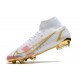 Nike Mercurial Superfly VIII Elite FG Blanc Or Rose