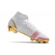 Nike Mercurial Superfly VIII Elite FG Blanc Or Rose