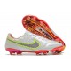 Nike Tiempo Legend 9 Elite FG Blanc Noir Carmin Rose Explosion