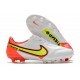 Chaussures Nike Tiempo Legend 9 Elite FG Blanc Volt Carmin