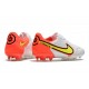 Chaussures Nike Tiempo Legend 9 Elite FG Blanc Volt Carmin