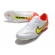 Chaussures Nike Tiempo Legend 9 Elite FG Blanc Volt Carmin