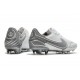 Chaussures Nike Tiempo Legend 9 Elite FG Blanc Gris