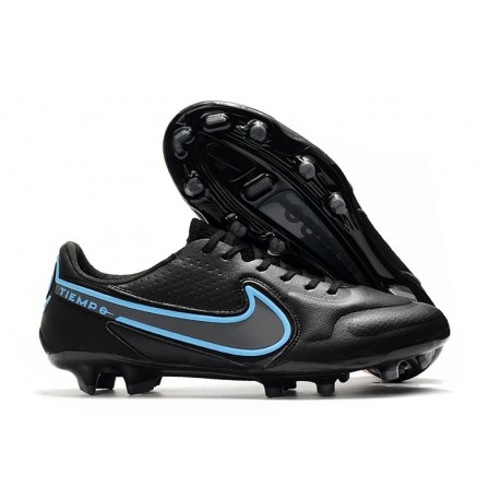 Chaussures Nike Tiempo Legend 9 Elite FG Noir Gris Acier